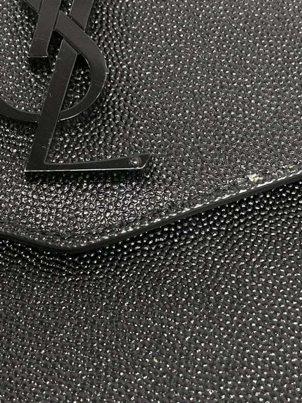 SAINT LAURENT PARIS 565739 Black Leather Clutch Bag - Picture 10 of 15